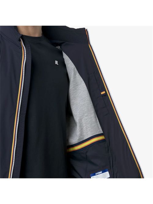 Giubbotto uomo in jersey colore blu K-WAY | AMAURY K3123VWK89